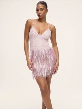 Galia Lahav Clara Dress in Baby Pink NWT